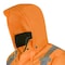 Pioneer Ripstop Jacket, Orange, Small, 300 Denier PU-Coated Ripstop Polyester, Black, Hi-Vis Orange, S V1200251U-S - alternate 2